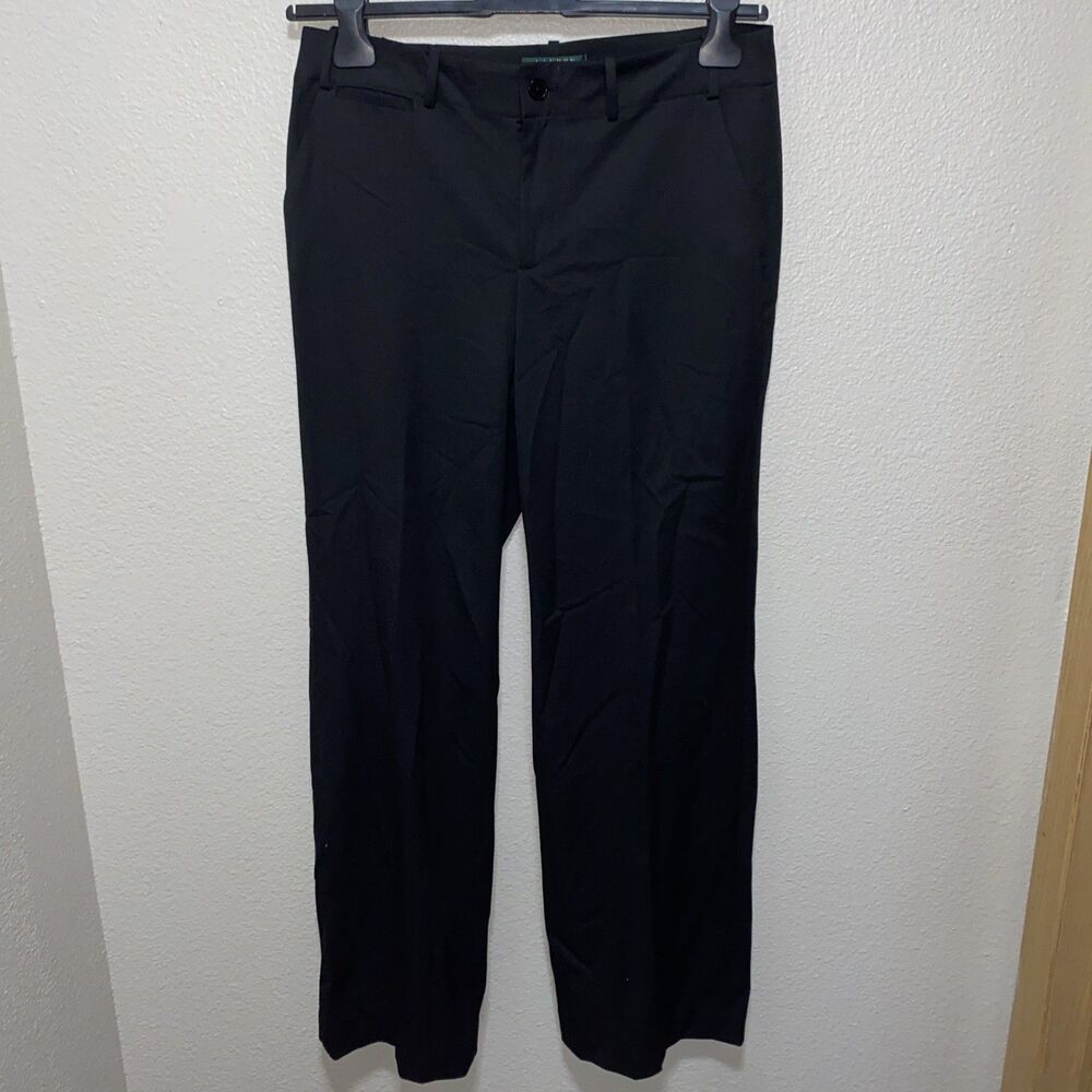 Lauren Ralph Lauren Women’s Pleated Sanderson Dress Pants Size 8 Black